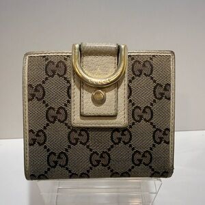 Gucci GG Monogram Compact  Wallet